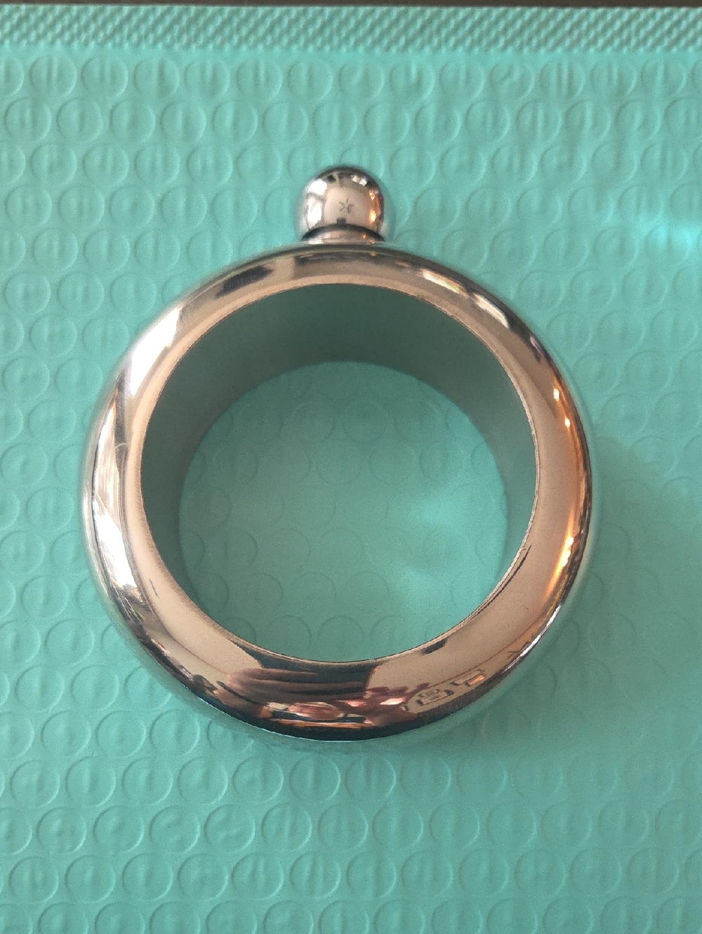 Stainless steel bracelet flask